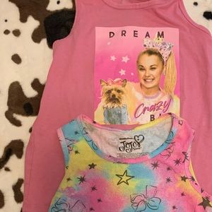 Girls Jojo Siwa 2pc tank set